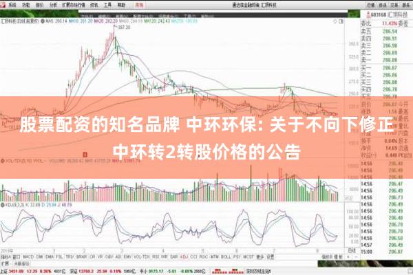 股票配资的知名品牌 中环环保: 关于不向下修正中环转2转股价格的公告